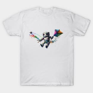 Robot Fling Kite T-Shirt